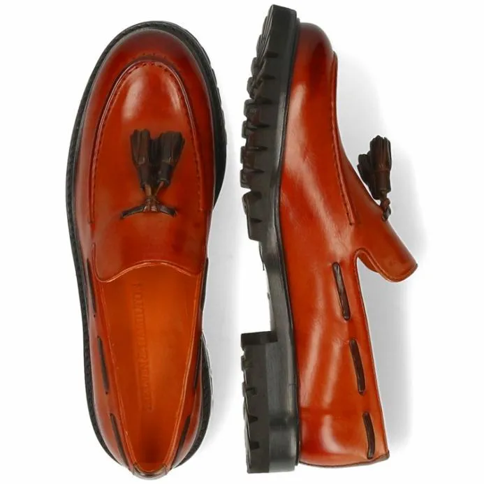 Melvin and Hamilton Regine 2 Orange Women Loafers