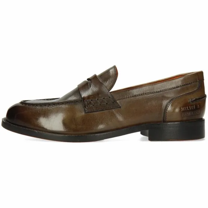 Melvin and Hamilton Regine 4 Khaki Women Loafers