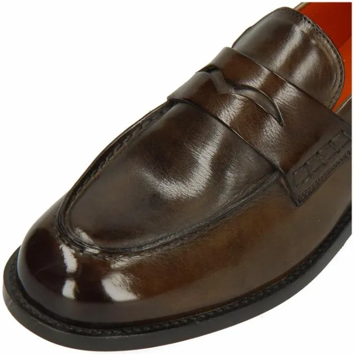 Melvin and Hamilton Regine 4 Khaki Women Loafers