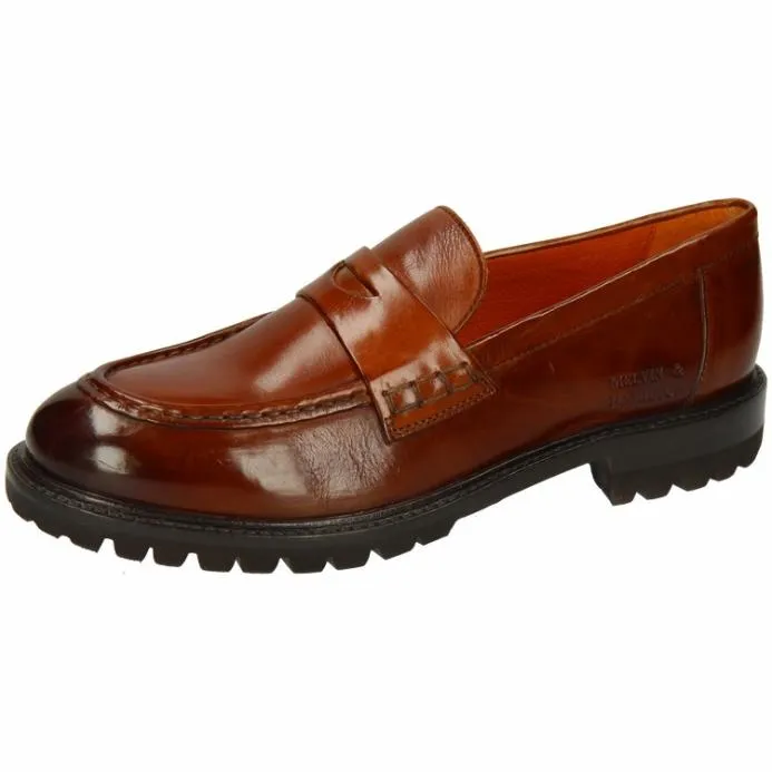 Melvin and Hamilton Regine 6 Brown Women Loafers