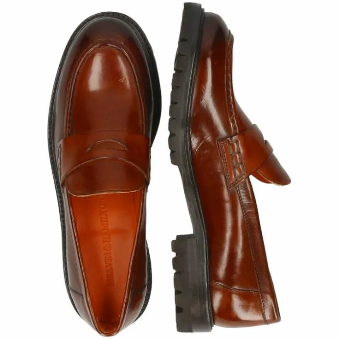 Melvin and Hamilton Regine 6 Brown Women Loafers