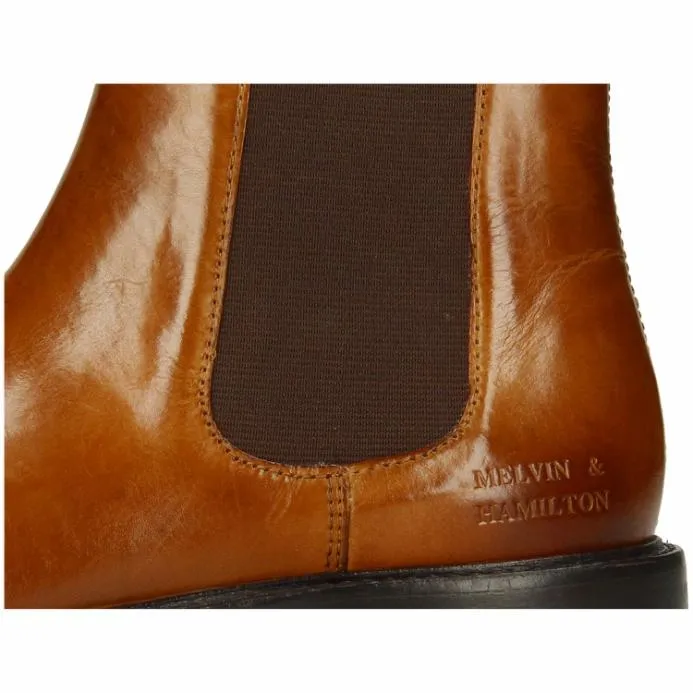Melvin and Hamilton Regine 8 Brown Women Ankle Boots