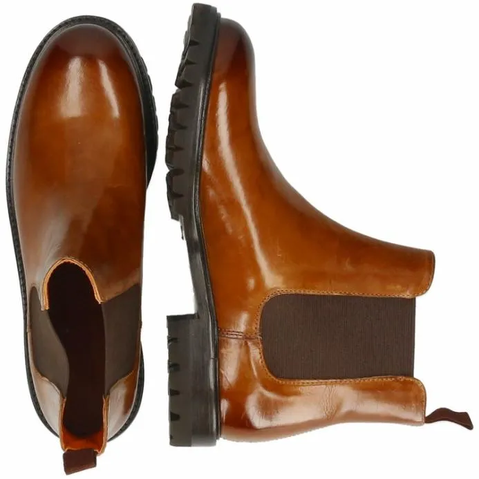 Melvin and Hamilton Regine 8 Brown Women Ankle Boots