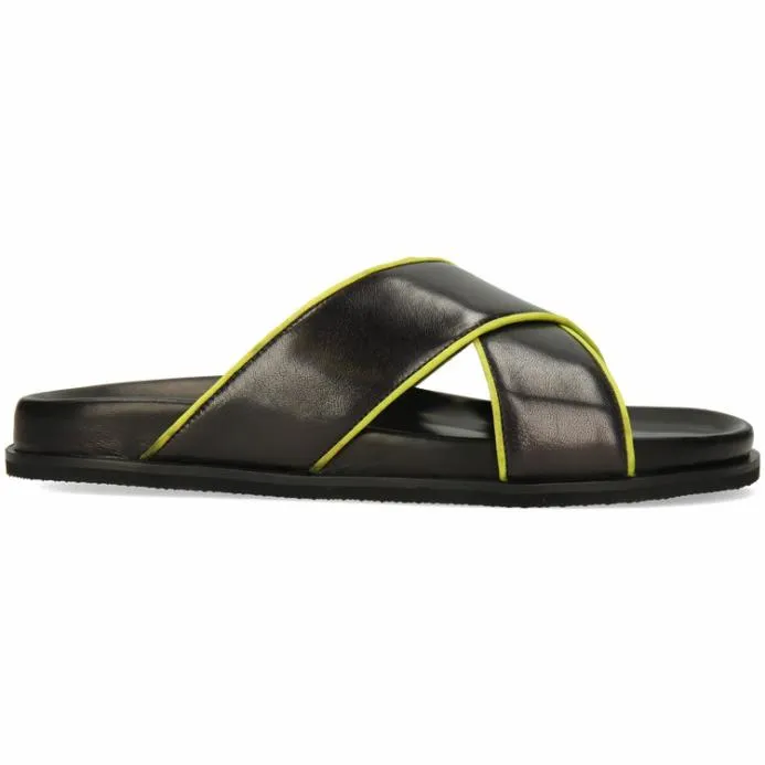 Melvin and Hamilton Robert 21 Black Men Sandals