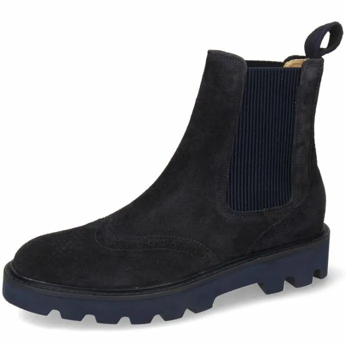 Melvin and Hamilton Sally 112 Blue Women Ankle Boots