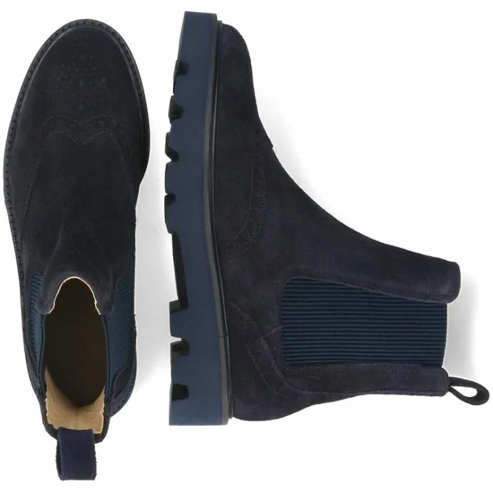 Melvin and Hamilton Sally 112 Blue Women Ankle Boots
