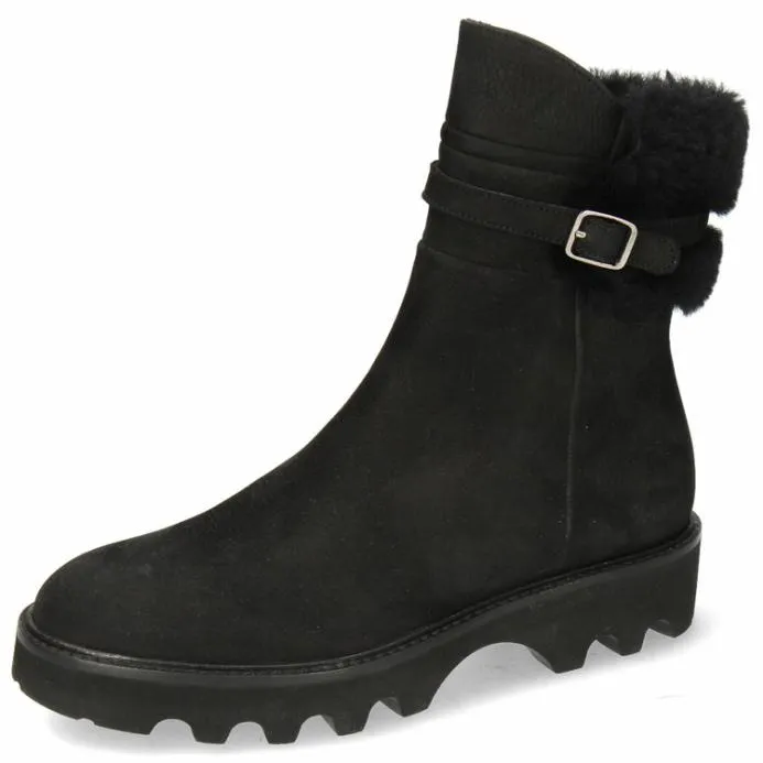 Melvin and Hamilton Sally 138 Black Women Ankle Boots