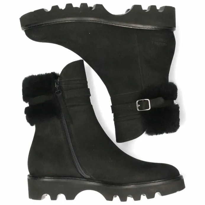 Melvin and Hamilton Sally 138 Black Women Ankle Boots