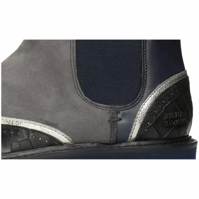 Melvin and Hamilton Sally 19 Blue Women Ankle Boots