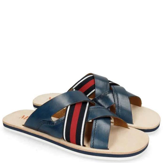 Melvin and Hamilton Sam 12 Blue Men Mules
