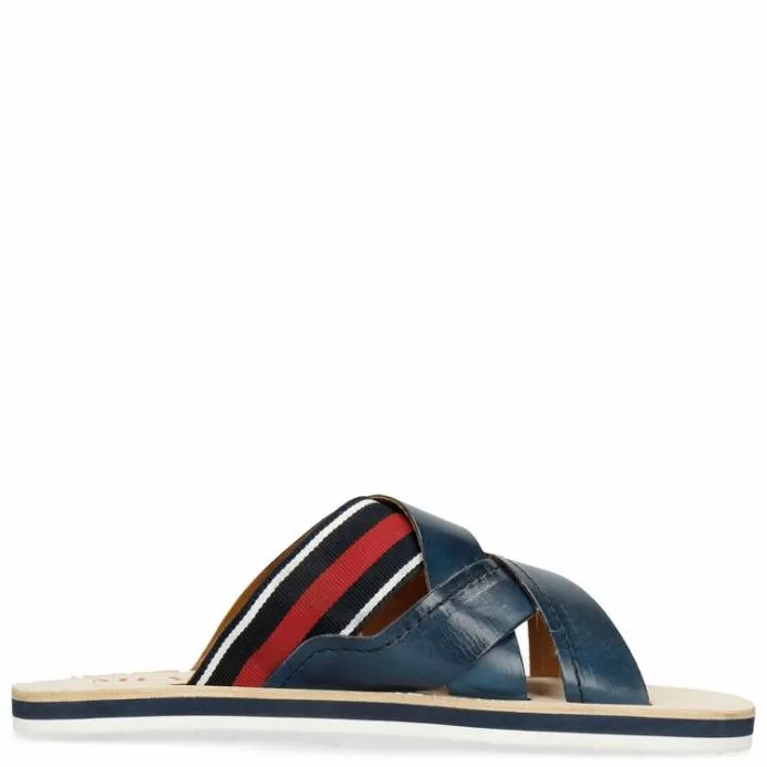 Melvin and Hamilton Sam 12 Blue Men Mules