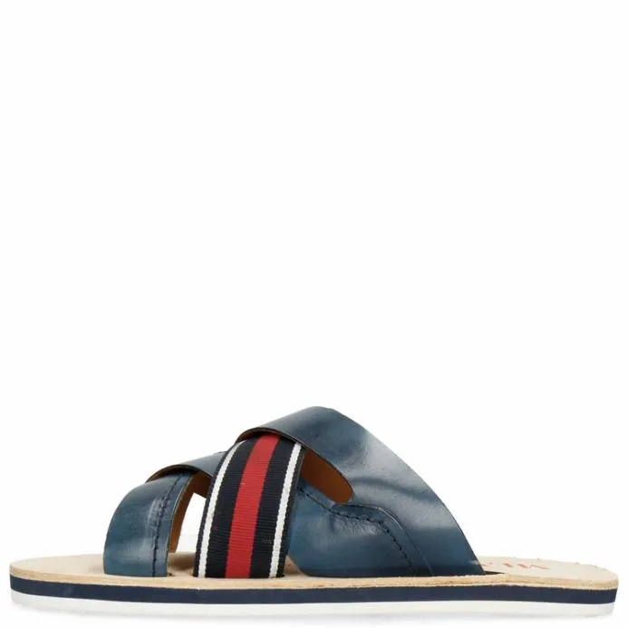 Melvin and Hamilton Sam 12 Blue Men Mules