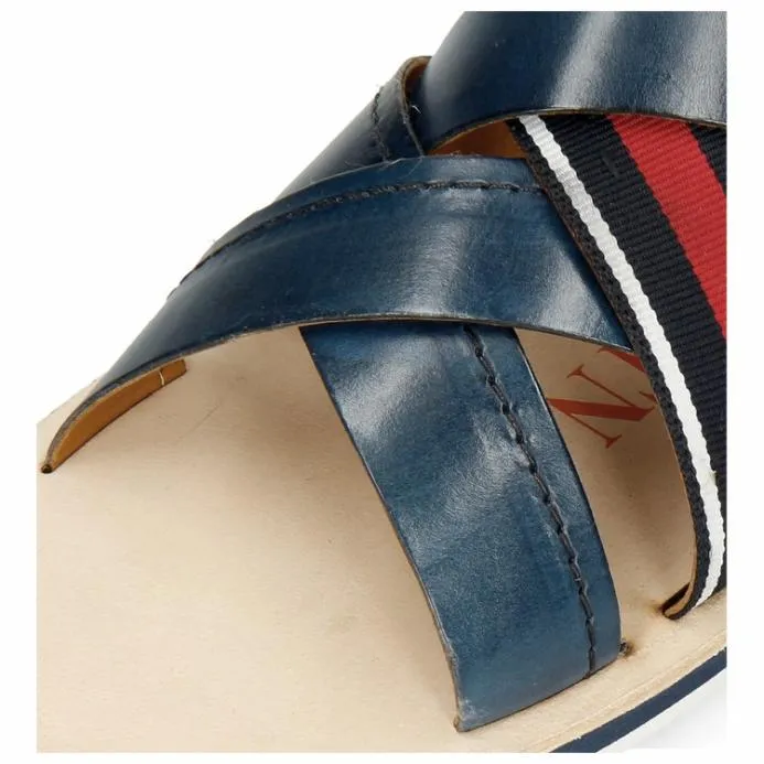 Melvin and Hamilton Sam 12 Blue Men Mules