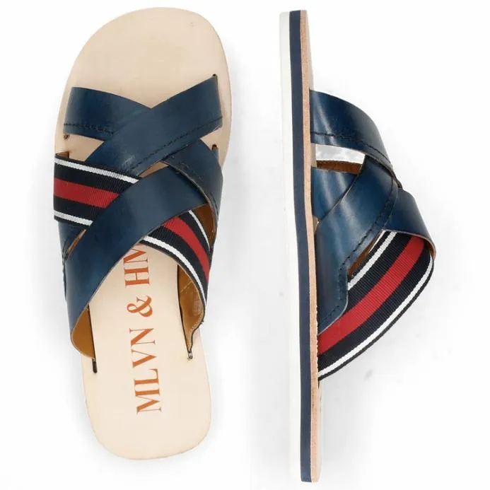 Melvin and Hamilton Sam 12 Blue Men Mules
