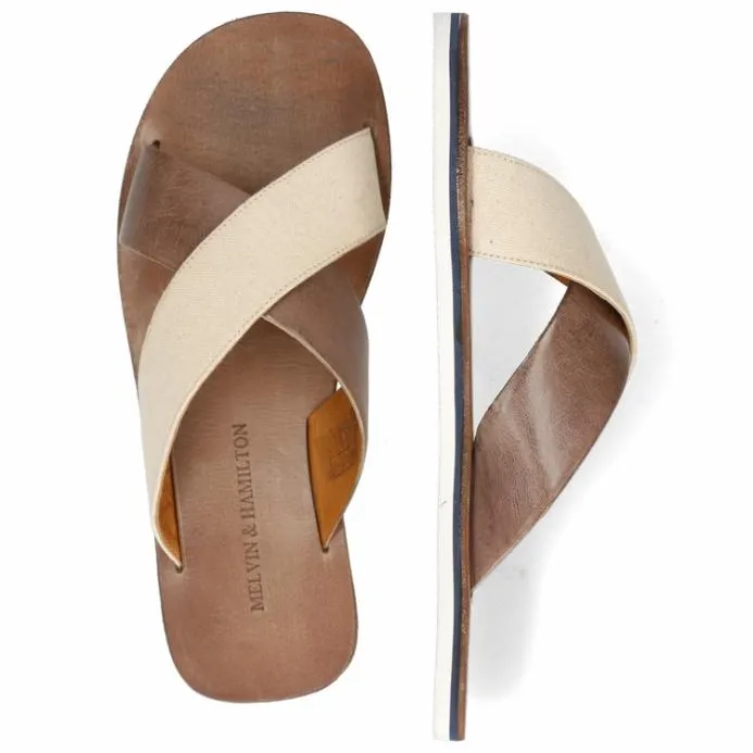 Melvin and Hamilton Sam 5 Brown Men Mules