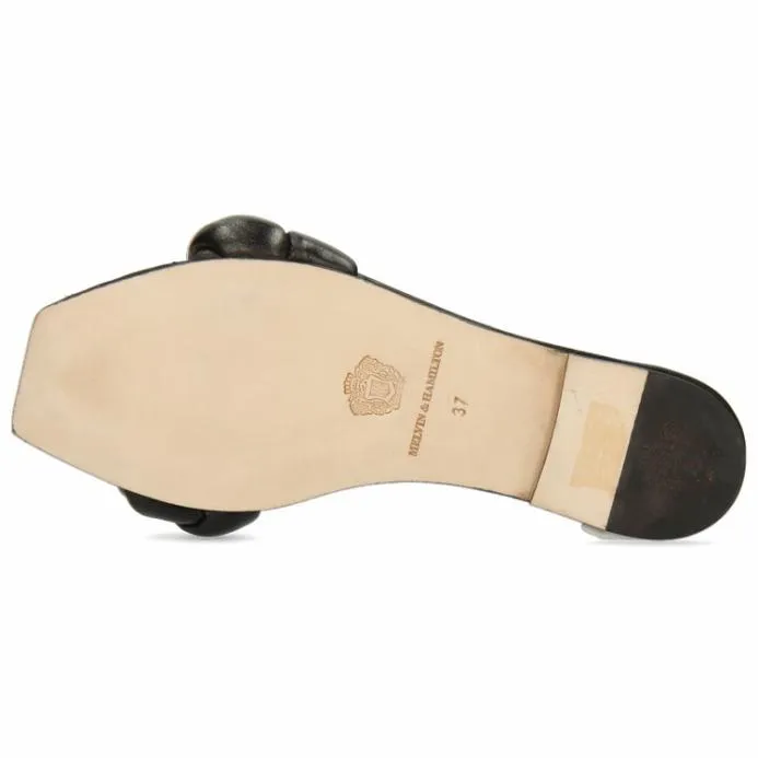 Melvin and Hamilton Sandrine 3 Black Women Mules