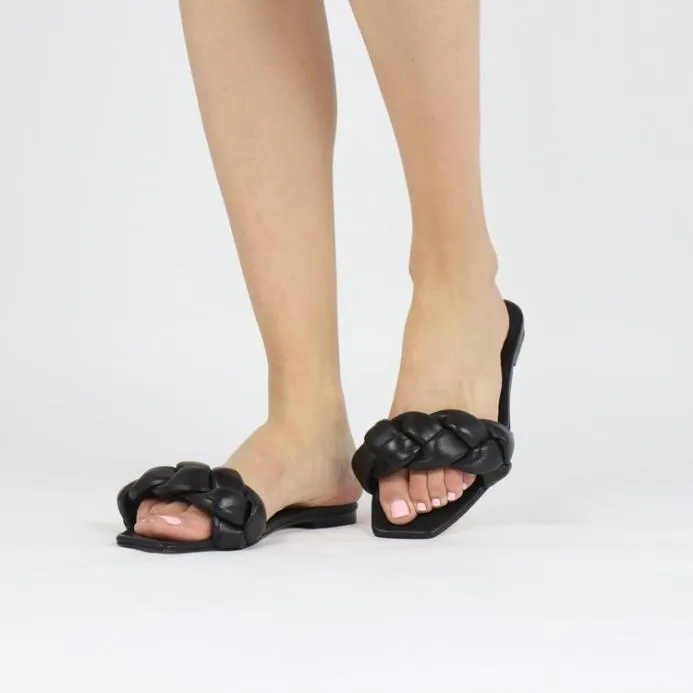 Melvin and Hamilton Sandrine 3 Black Women Mules