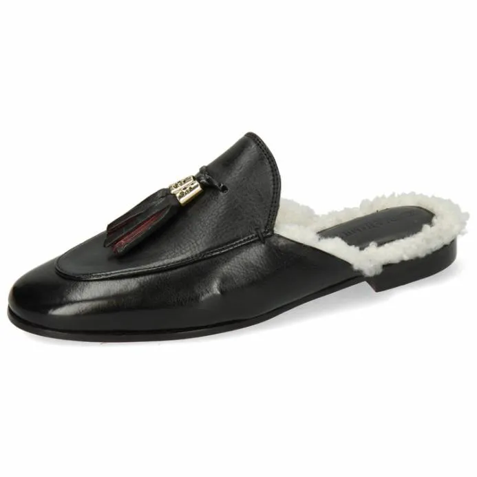 Melvin and Hamilton Scarlett 2 Black Women Mules