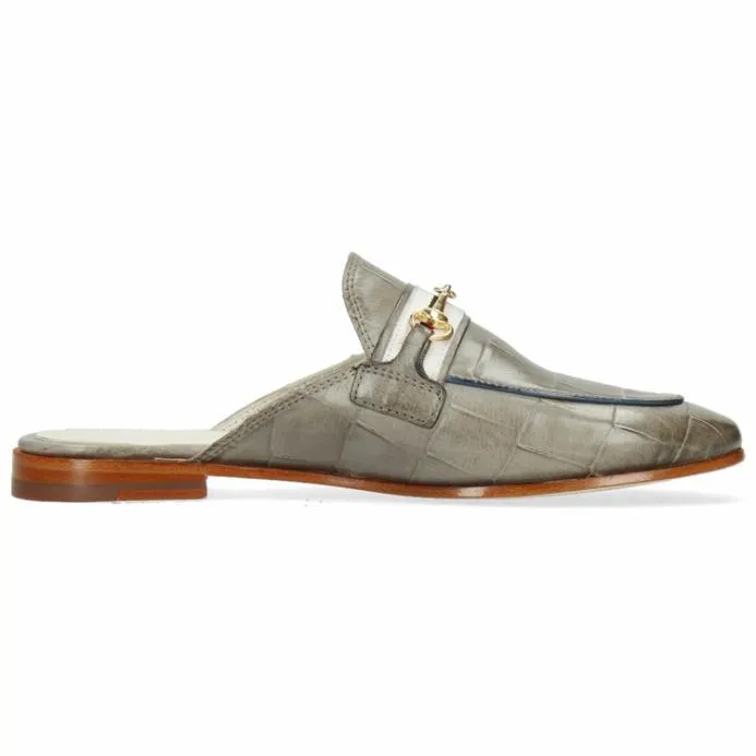 Melvin and Hamilton Scarlett 46 Grey Women Mules