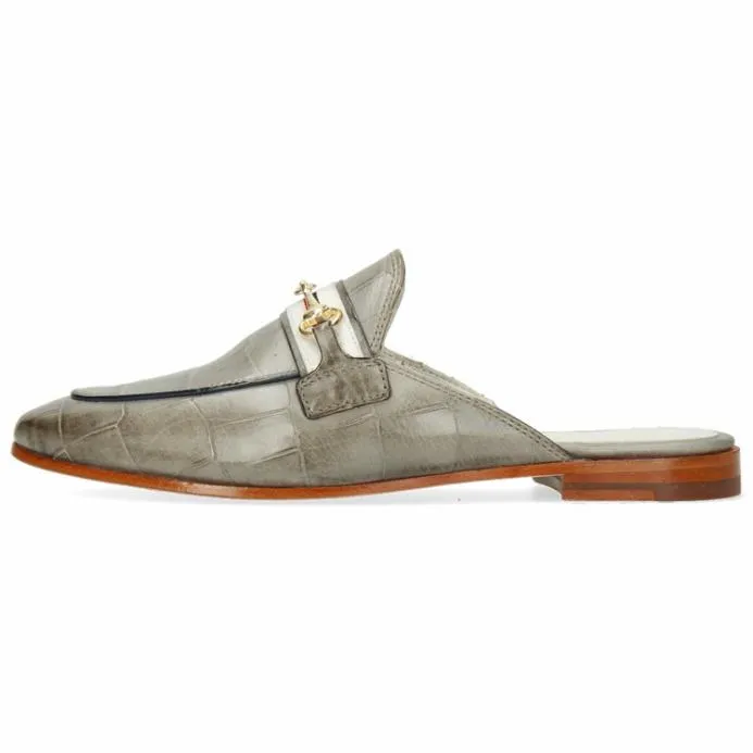 Melvin and Hamilton Scarlett 46 Grey Women Mules