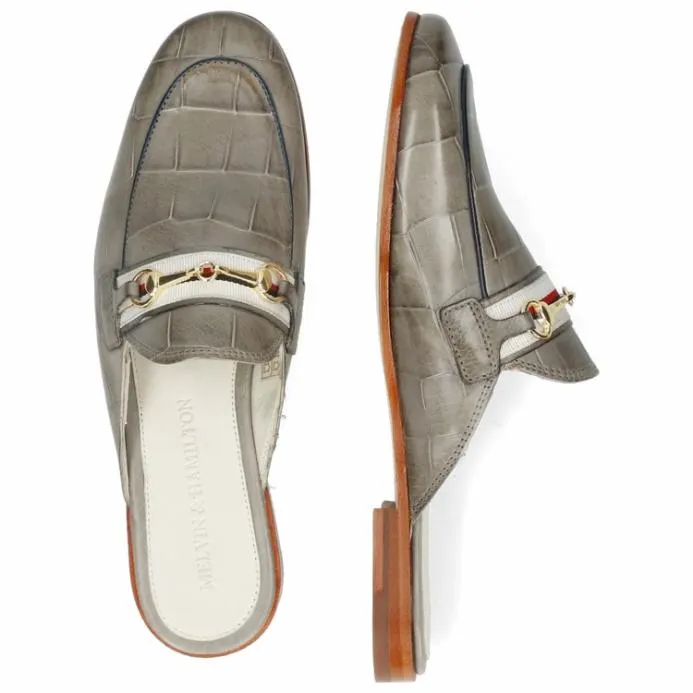 Melvin and Hamilton Scarlett 46 Grey Women Mules