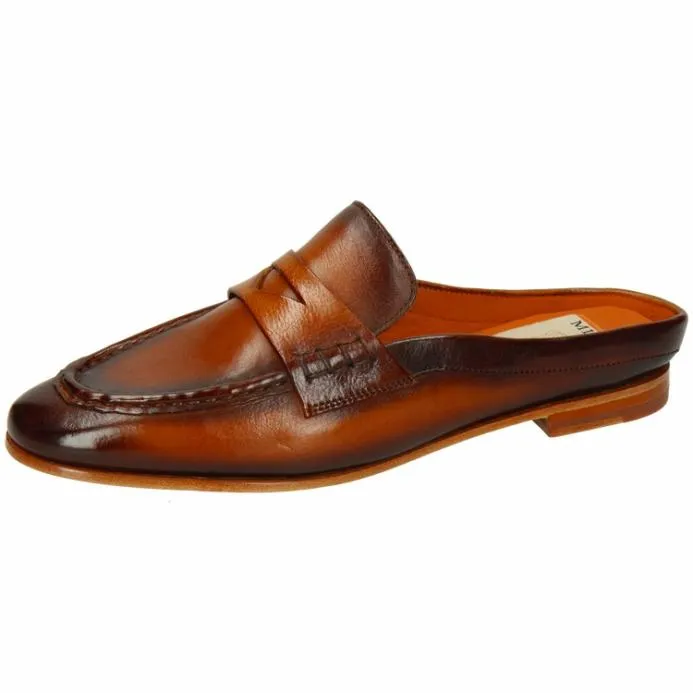 Melvin and Hamilton Scarlett 71 Brown Women Mules