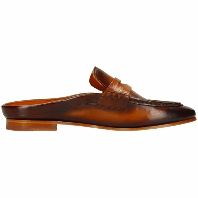 Melvin and Hamilton Scarlett 71 Brown Women Mules