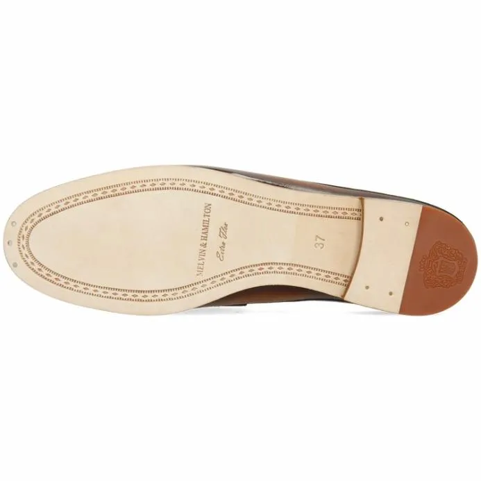 Melvin and Hamilton Scarlett 71 Brown Women Mules
