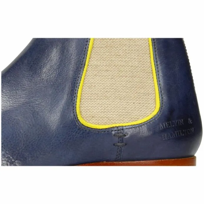 Melvin and Hamilton Selina 48 Blue Women Ankle Boots