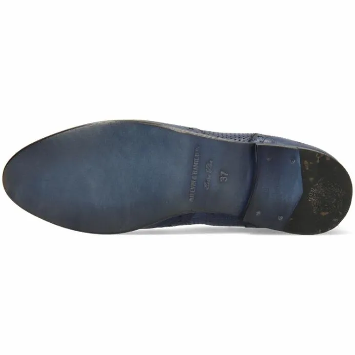 Melvin and Hamilton Selina 6 Blue Women Ankle Boots