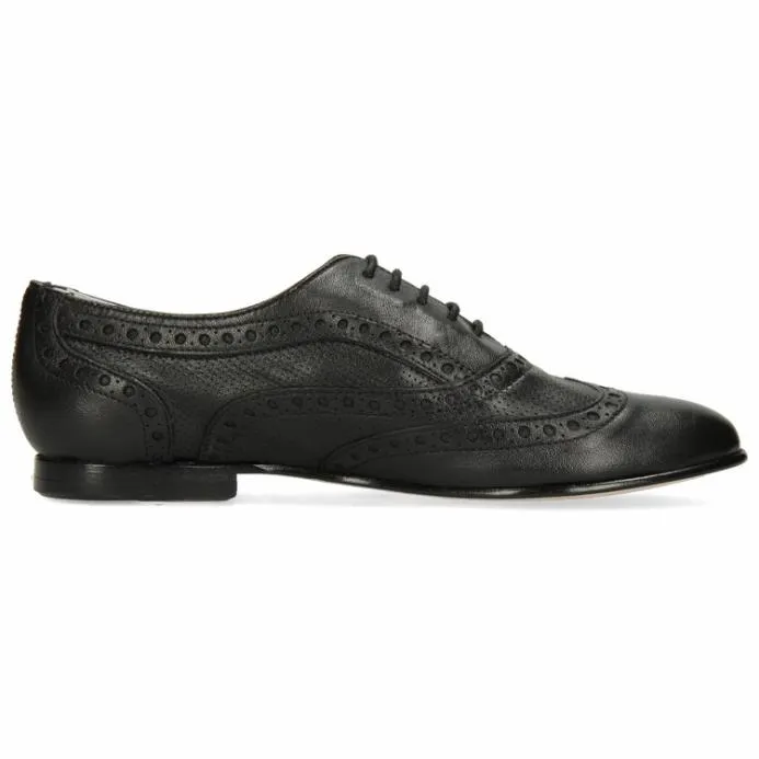 Melvin and Hamilton Sonia 1 Black Women Oxford Shoes