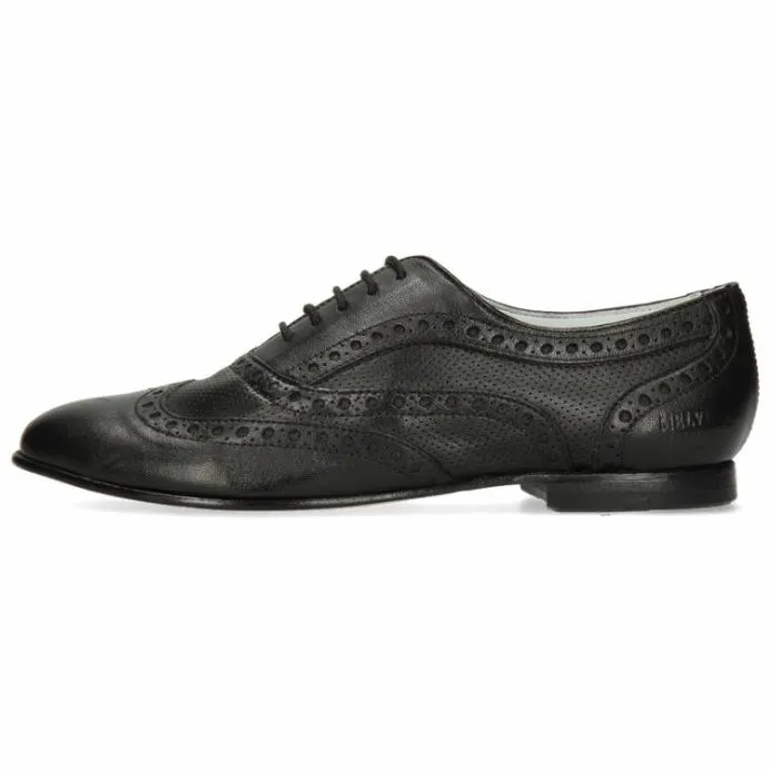Melvin and Hamilton Sonia 1 Black Women Oxford Shoes