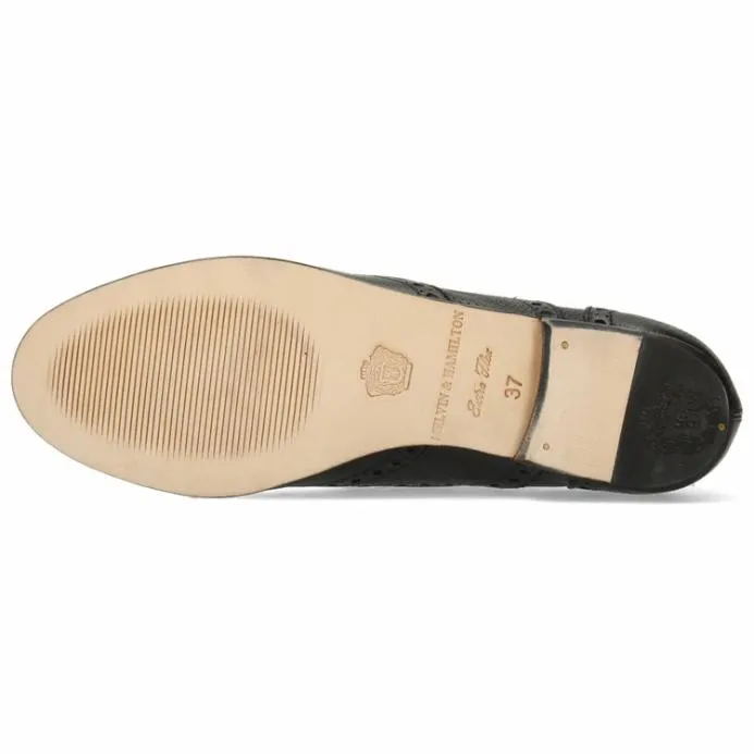 Melvin and Hamilton Sonia 1 Black Women Oxford Shoes
