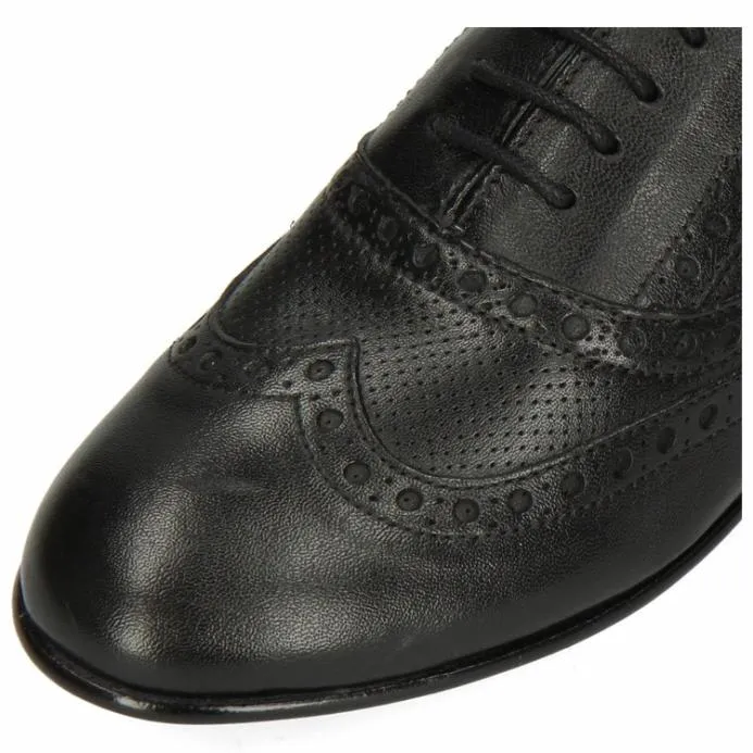 Melvin and Hamilton Sonia 1 Black Women Oxford Shoes