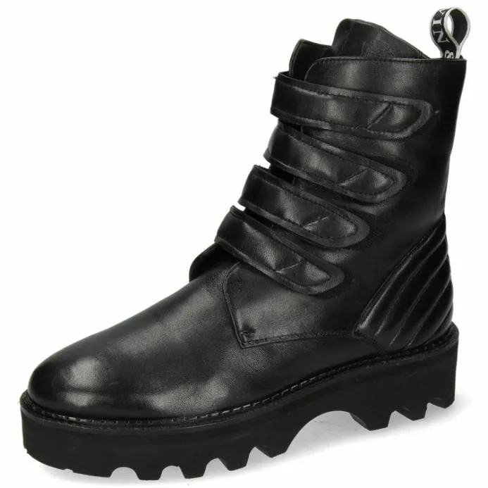 Melvin and Hamilton Sybill 7 Black Women Ankle Boots