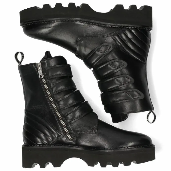 Melvin and Hamilton Sybill 7 Black Women Ankle Boots
