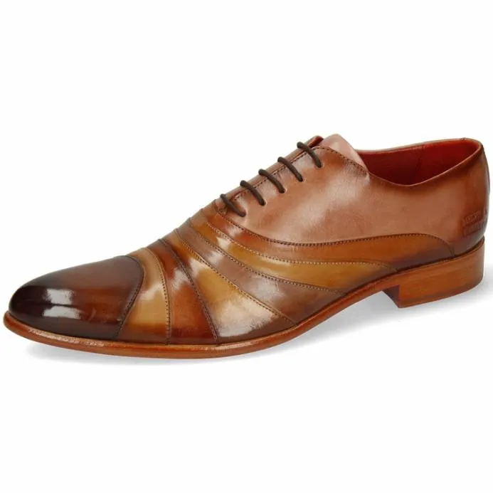 Melvin and Hamilton Toni 43 Light Brown Men Oxford Shoes