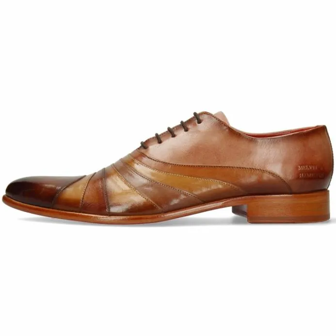 Melvin and Hamilton Toni 43 Light Brown Men Oxford Shoes