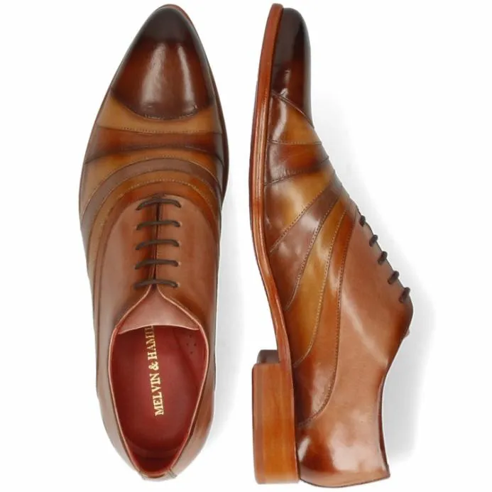 Melvin and Hamilton Toni 43 Light Brown Men Oxford Shoes