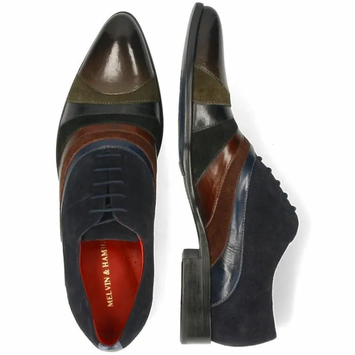 Melvin and Hamilton Toni 43 Multi Men Oxford Shoes