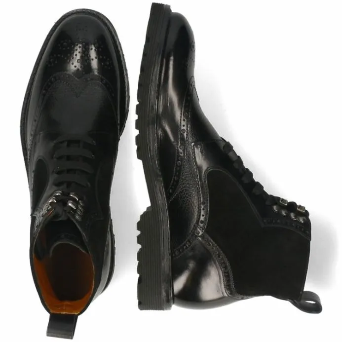 Melvin and Hamilton Trevor 34 Black Men Ankle Boots
