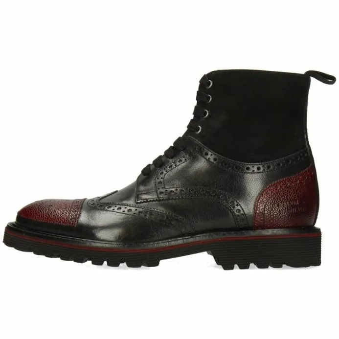 Melvin and Hamilton Trevor 50 Black Men Ankle Boots