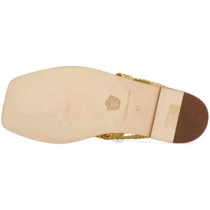 Melvin and Hamilton Tyra 1 Gold Women Mules