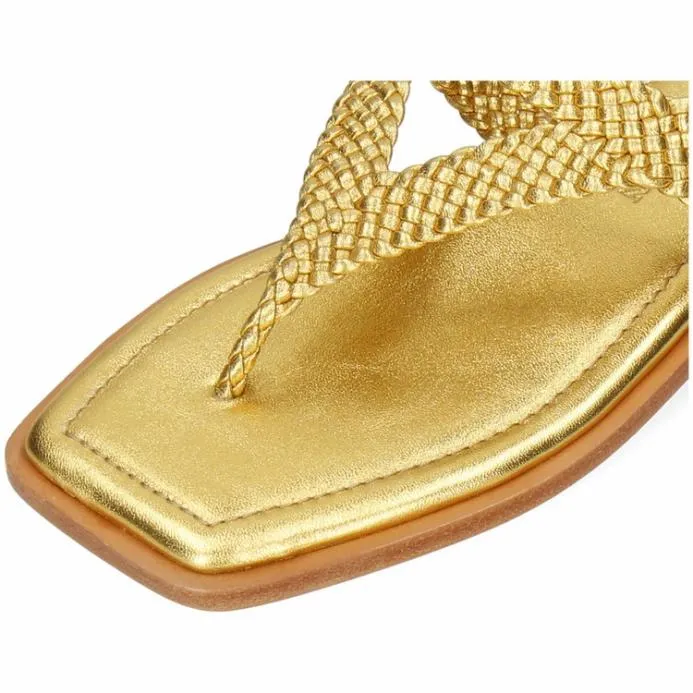 Melvin and Hamilton Tyra 1 Gold Women Mules