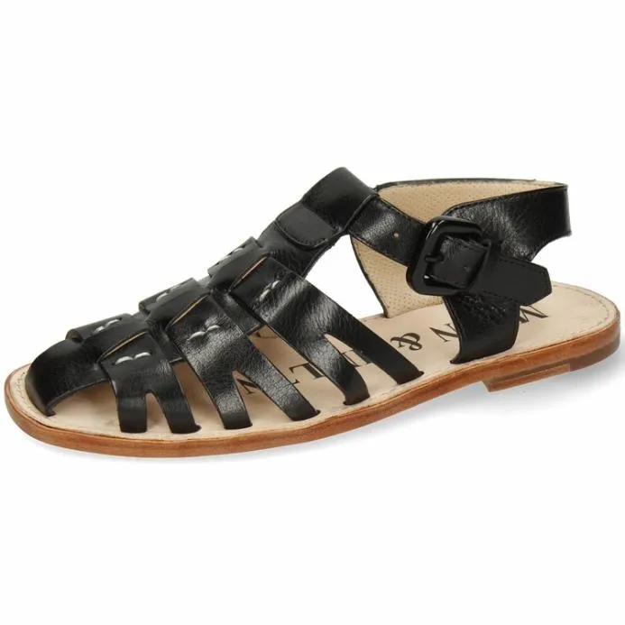 Melvin and Hamilton Zoe 1 Black Women Sandals