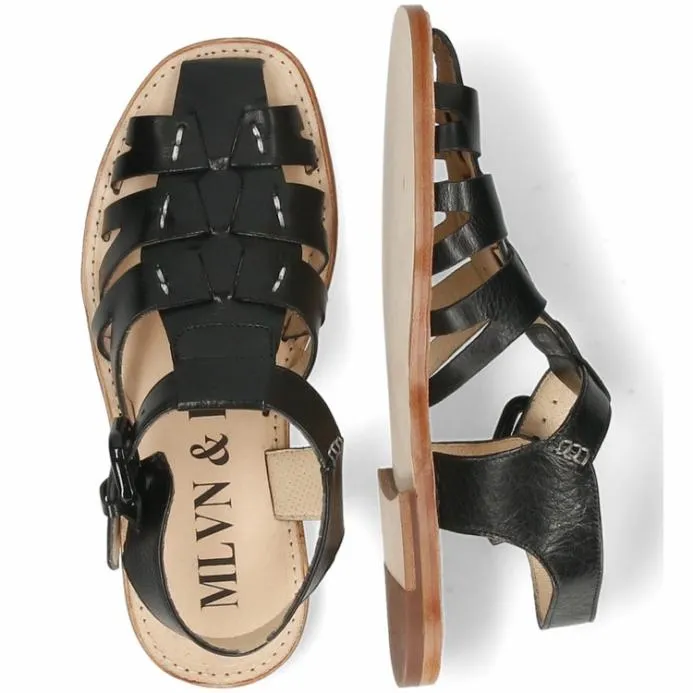 Melvin and Hamilton Zoe 1 Black Women Sandals
