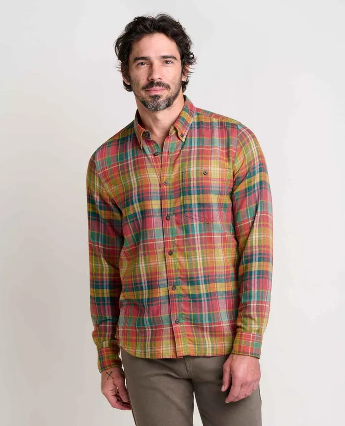 Men039s Airsmyth Men039s Flannel Shirt From Recycled Materials By ToadandCo Sundown Madras Toad and Co Shirts Men039s Airsmyth Men039s Flannel Shirt From Recycled Materials By ToadandCo Sundown Madras Toad and Co Shirts