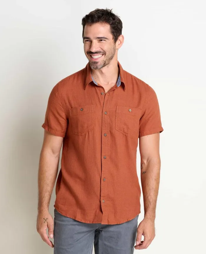 Men039s Men039s Honcho Short Sleeve Shirt Organic Cotton Shirt By ToadandCo Rust Toad and Co Shirts Men039s Men039s Honcho Short Sleeve Shirt Organic Cotton Shirt By ToadandCo Rust Toad and Co Shirts