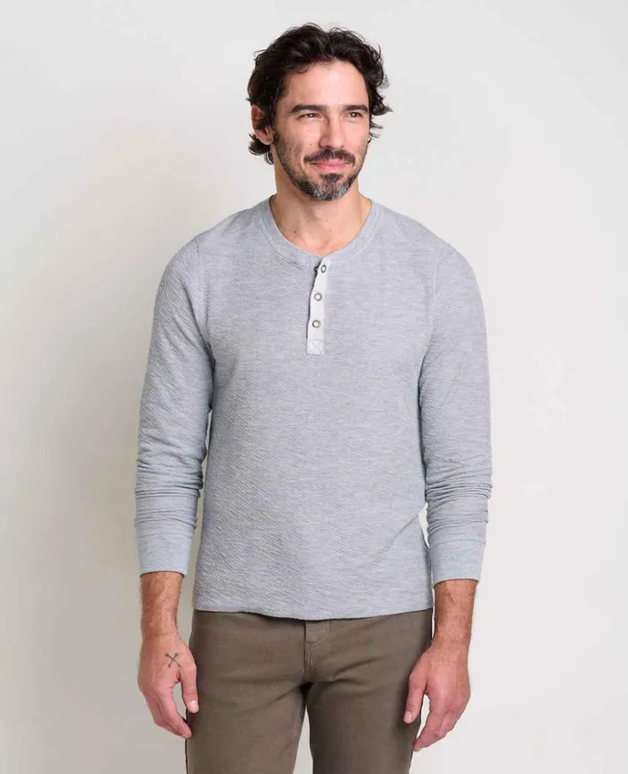 Men039s Men039s Nord Reversible Henley ToadandCo Heather Grey Toad and Co Tees Buy 3 Get 20 Off Men039s Men039s Nord Reversible Henley ToadandCo Heather Grey Toad and Co Tees Buy 3 Get 20 Off