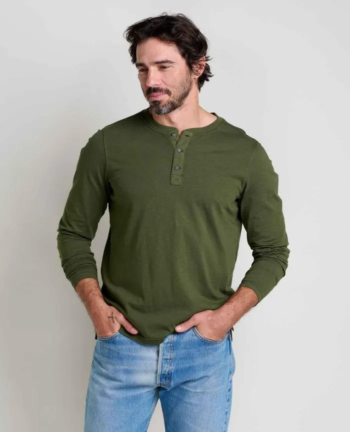 Men039s Men039s Primo Long Sleeve Henley ToadandCo Chive Toad and Co Tees Buy 3 Get 20 Off Men039s Men039s Primo Long Sleeve Henley ToadandCo Chive Toad and Co Tees Buy 3 Get 20 Off